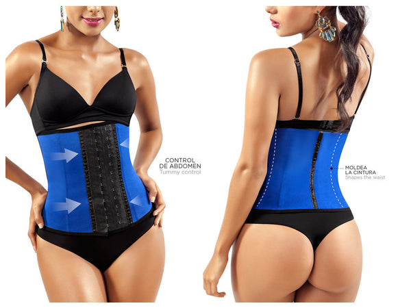 8031 Workout Waist Cincher Color Blue