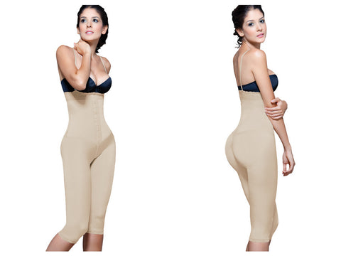 140 Irina Strapless Below the Knee Body Shaper Color Nude
