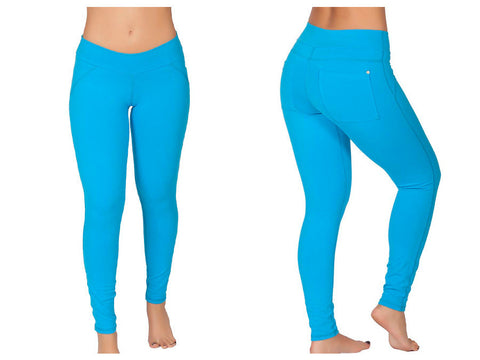 153 Sports Yoga Leggings Color Turquoise