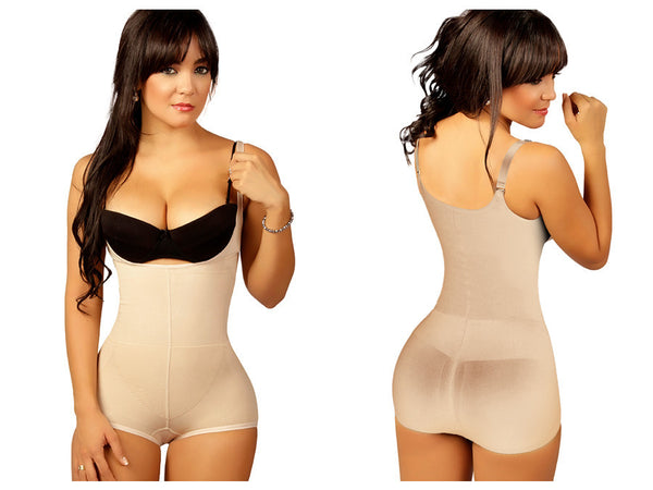 704 Mari Hip Hugger Open Bust Body Shaper Color Nude