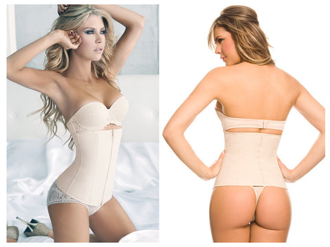 1024B Powernet Girdle with Zipper Color Beige