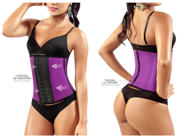 8031 Workout Waist Cincher Color Purple