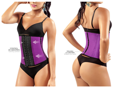 8031 Workout Waist Cincher Color Purple