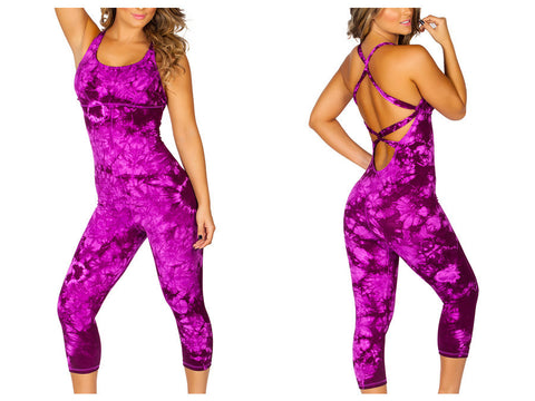 2712-1 Sports Catsuit Color Purple