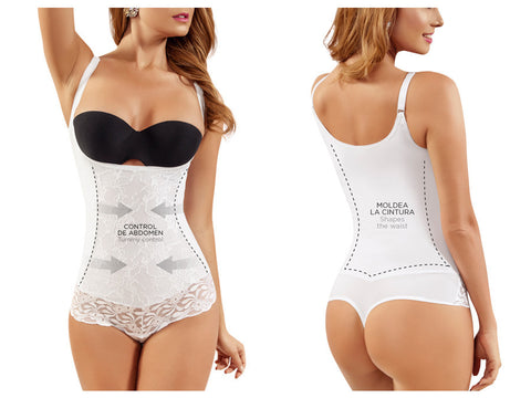 2087 Body Blouse Shaper Color White