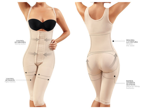 1058 Push UP and Tummy control Shapewear Color Beige
