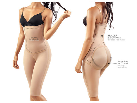 12005 Push UP and Tummy control Shapewear Color Brown