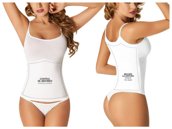2080 Body Shaper Blouse Color White