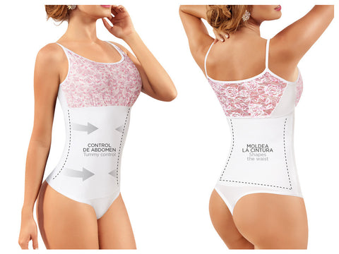 2083 Body Blouse Shaper Color White