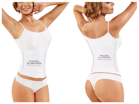 2089 Tummy control Tank top Color White