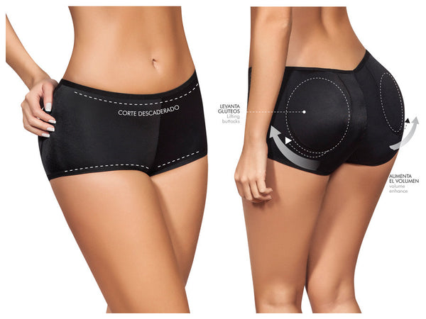 3008 Waist and Abdomen Control Boxer Color Black