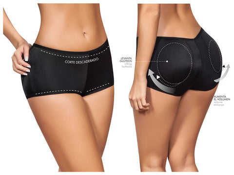 3008 Waist and Abdomen Control Boxer Color Black