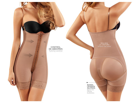 1048 Push UP and Tummy control Shapewear Color Brown