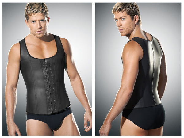 2033 Latex Men Girdle Body Shaper Color Black