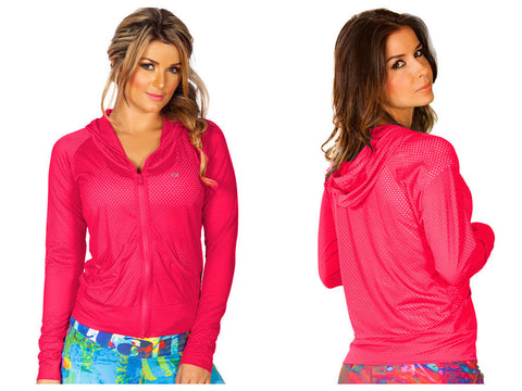 3031 Sports cover up Jacket Color Coral