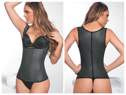 2027 Latex Girdle Body Shaper Color Black