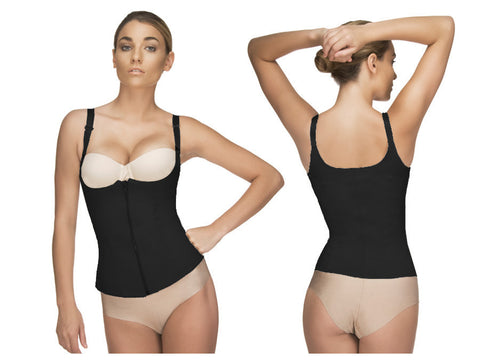 400 Felice Underbust Waist Cincher w/ Zipper Color Black