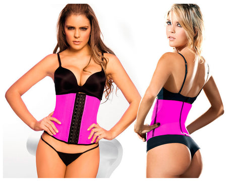 2026 Latex Sport Girdle Body Shaper Color Fuchsia