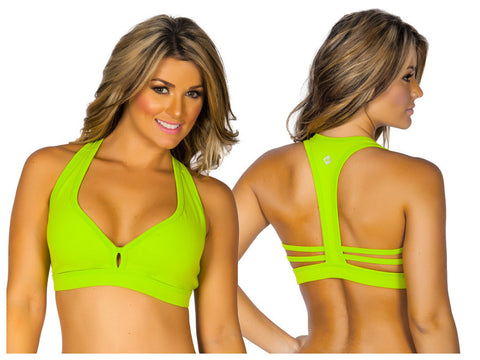 79-1 Sports Bra Color Green