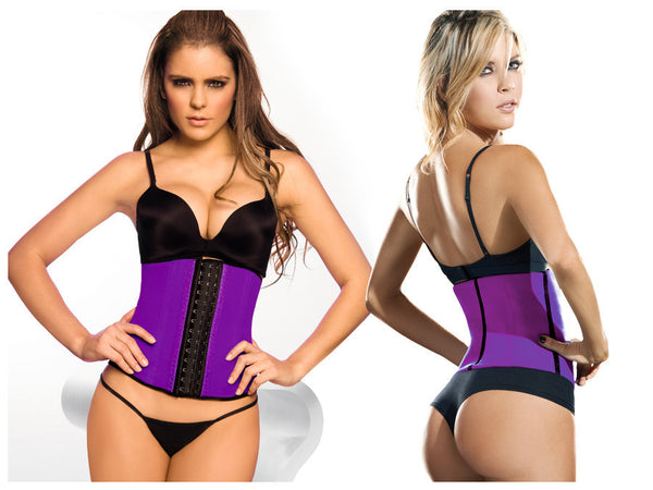 2026 Latex Sport Girdle Body Shaper Color Purple