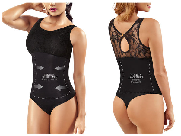 2085 Body Blouse Shaper Color Black