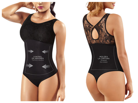 2085 Body Blouse Shaper Color Black